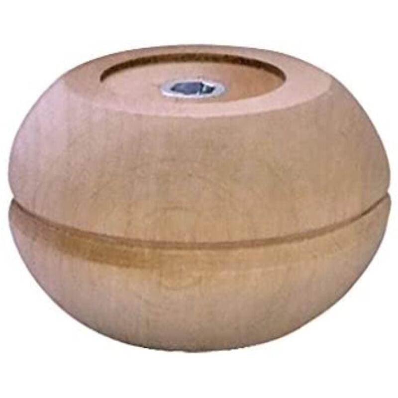 foto del prodotto piedino a cipolla h.50mm 95mm realizzato in legno grezzo