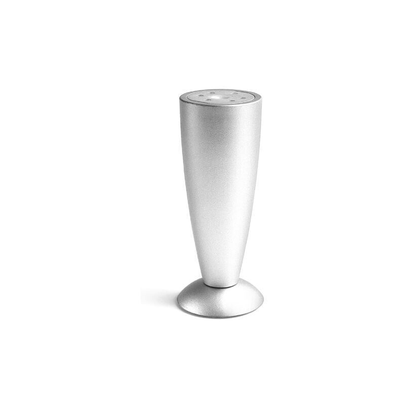 foto del prodotto piedino a cono con supporto finale a disco effetto alluminio 50x120mm 761 solid