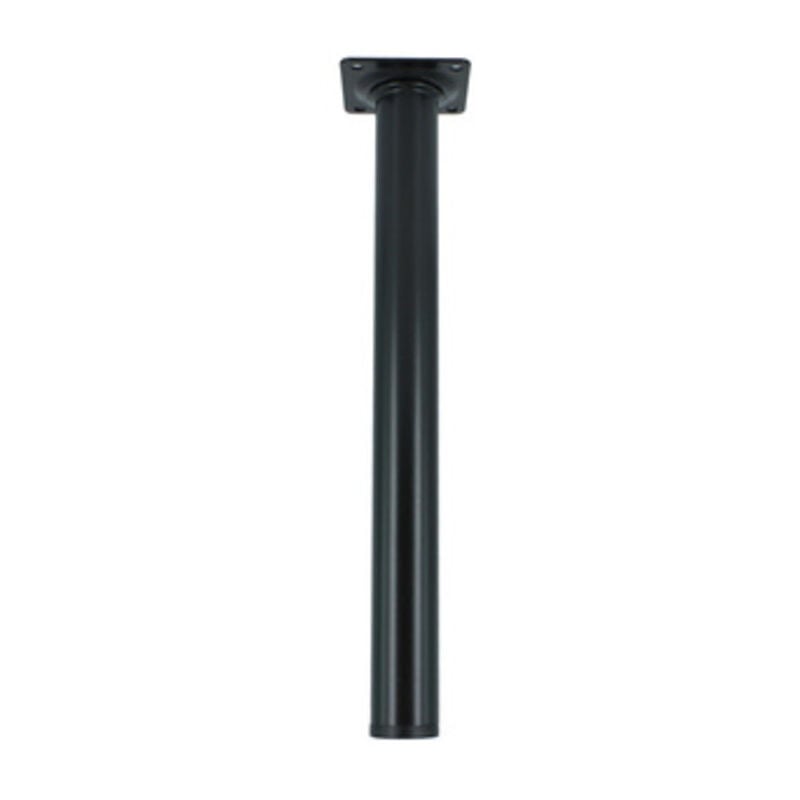 foto del prodotto piedino acciaio diam. 30 cm.10 colore nero. prezzo per 1 pezzo.