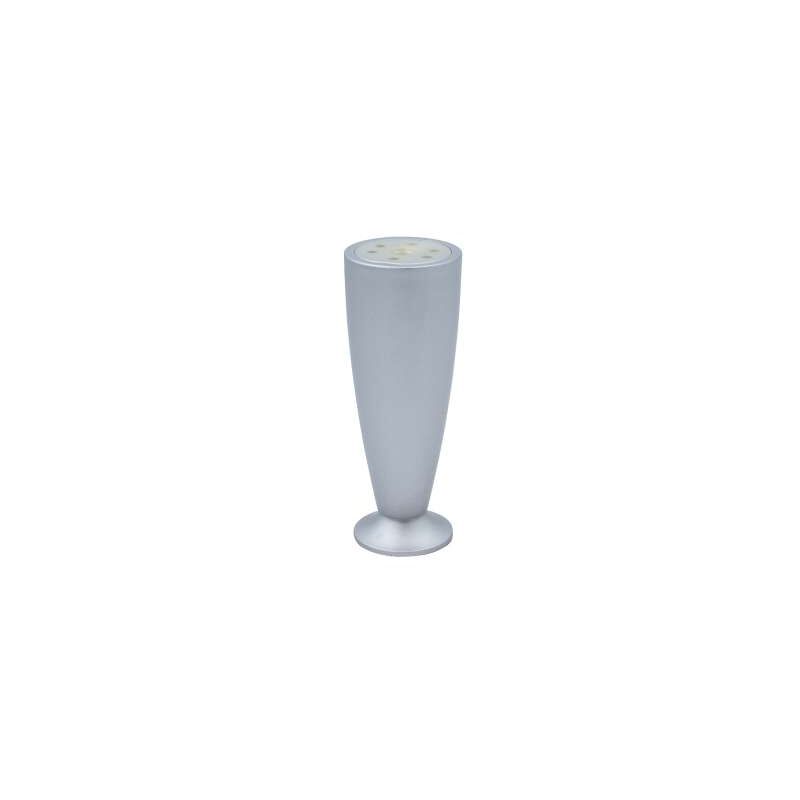 foto del prodotto piedino cono plastica grigia mm.120