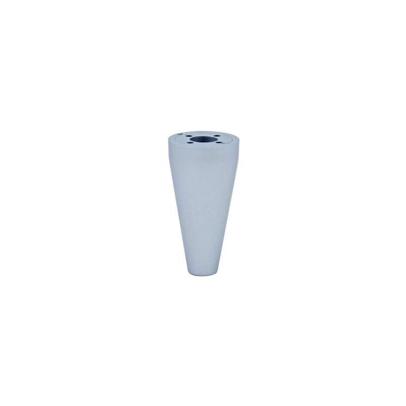 foto del prodotto piedino cono plastica grigia mm.40x98
