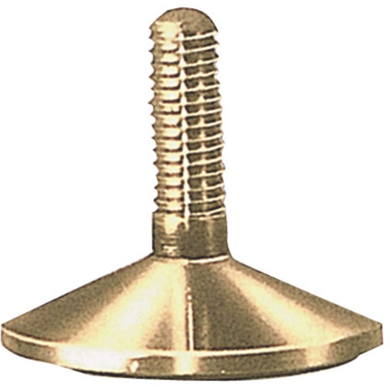 foto del prodotto piedino fisso ottone ma10 per d 30 mm 25 pz
