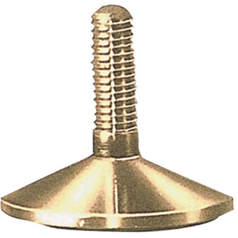 foto del prodotto piedino fisso ottone ma10 per d 60 mm 10 pz