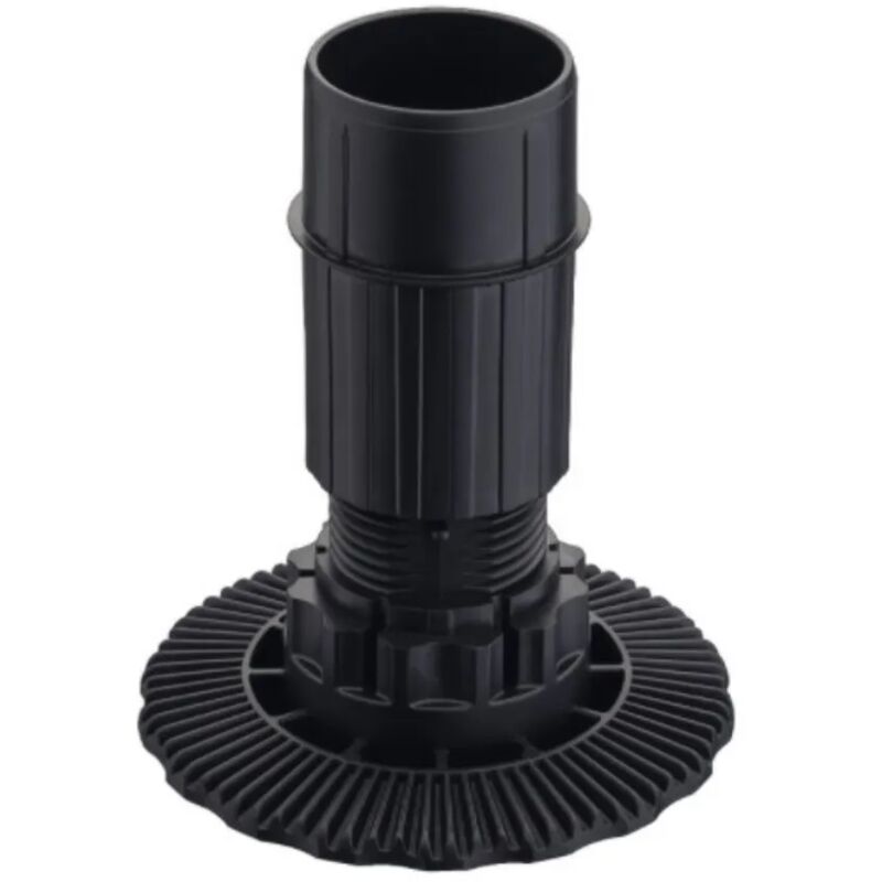 foto del prodotto piedino hafele axilo in plastica con base 78 mm altezza 53 80 mm