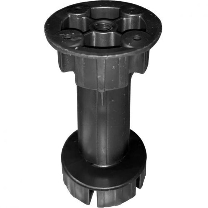 foto del prodotto piedino in plastica d.30 cm 15 col. nero cf 4pz cf 1,0