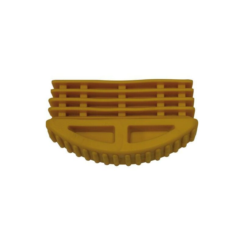 foto del prodotto piedino in pvc per scala doppia tripla interno 24x62 mm giallo maurer
