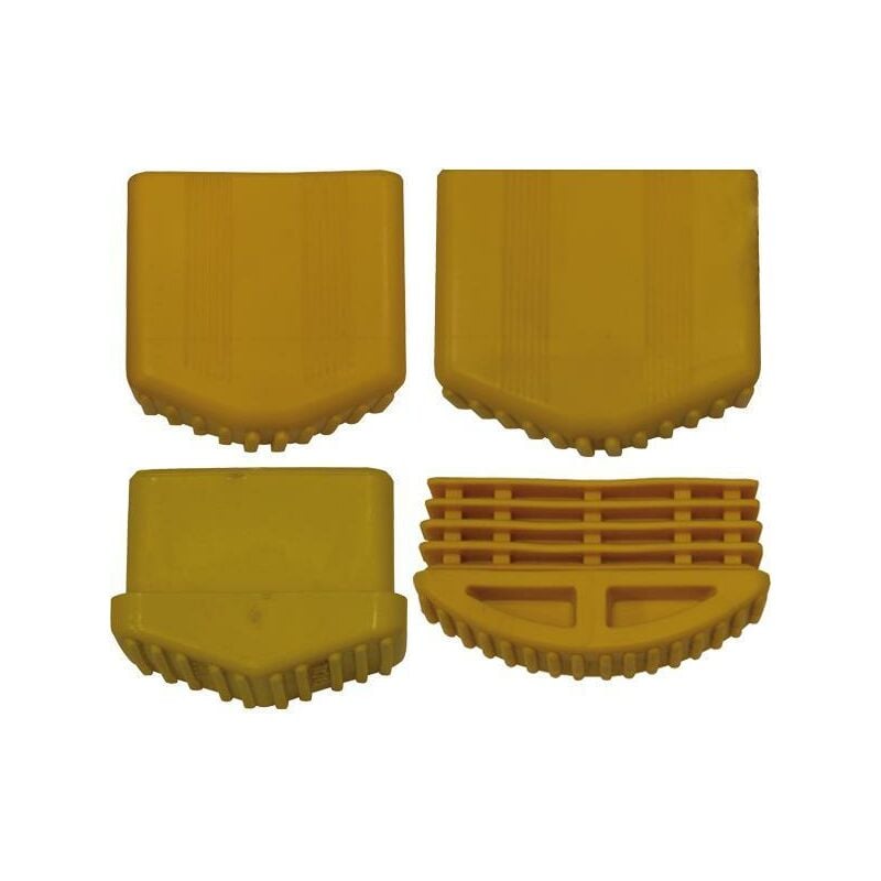 foto del prodotto piedino in pvc per scala singola interno basso 24x50 mm giallo maurer