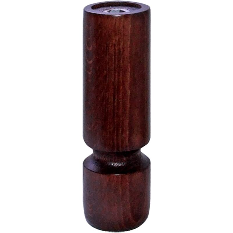 foto del prodotto piedino per mobili in legno di noce serie birillo 40mm h.180mm