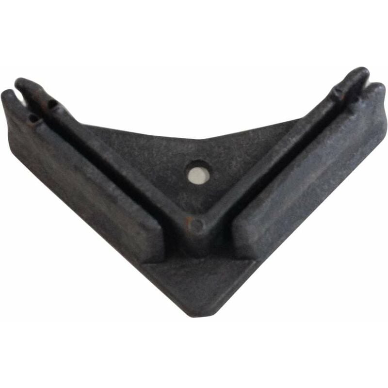 foto del prodotto piedino per scaffale nero 3,5x3,5 cm