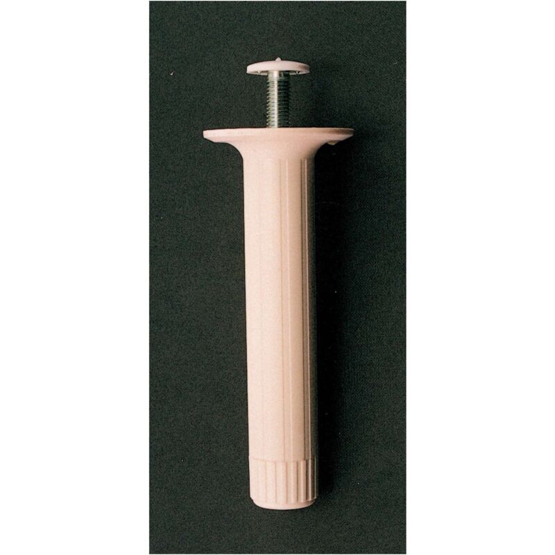 foto del prodotto piedino regolabile abs d 28x120 mm bianco 4 pz