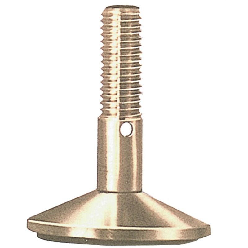 foto del prodotto piedino regolabile ottone ma12 per d 60 mm - 10 pz