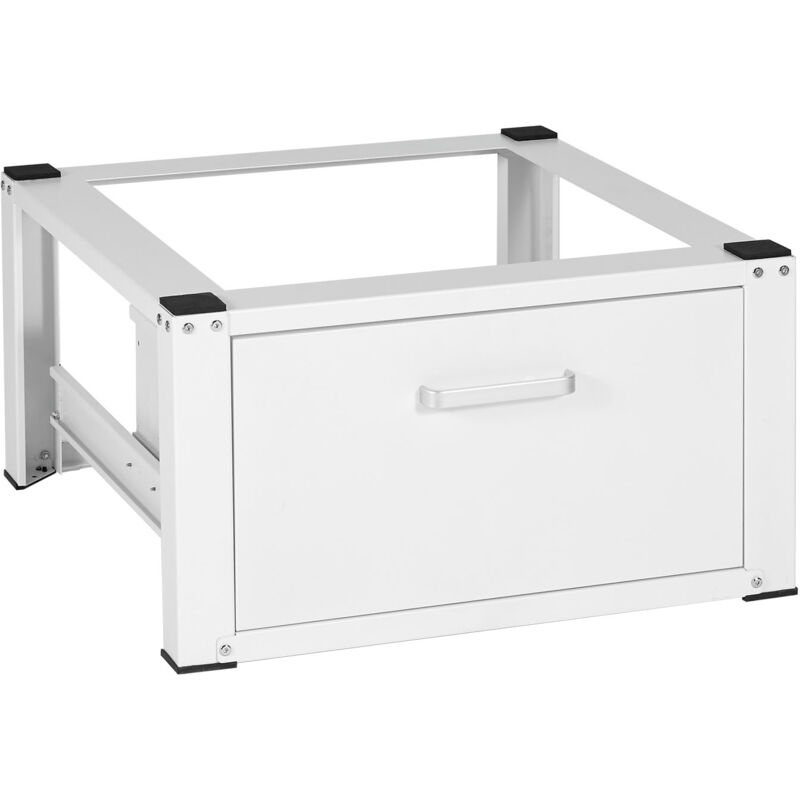 foto del prodotto piedistallo per lavanderia, base per lavatrice e asciugatrice da 686mm x 366mm, universale con capacit di 299 kg, piattaforma multifunzionale per