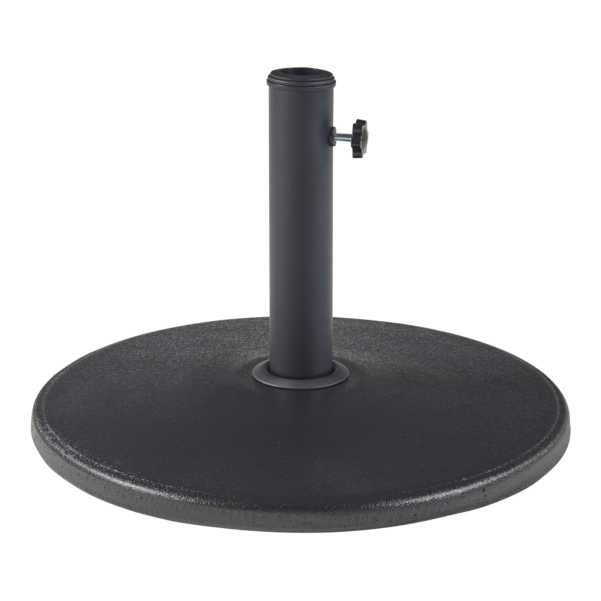foto del prodotto piedistallo per ombrellone bionaz rotondo 50 x 5,5 cm nero casa.pro