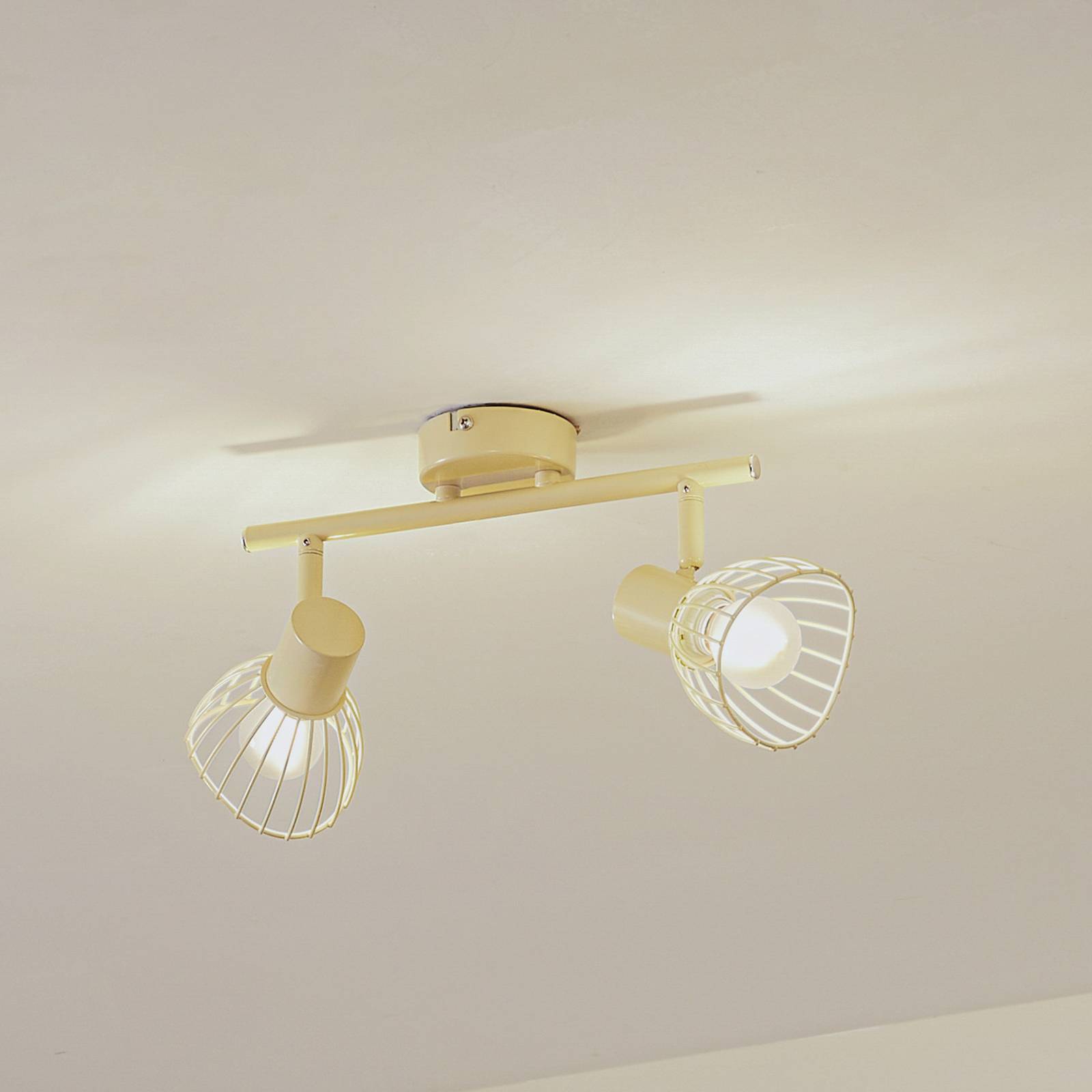 foto del prodotto piena in beige da metallo lindby