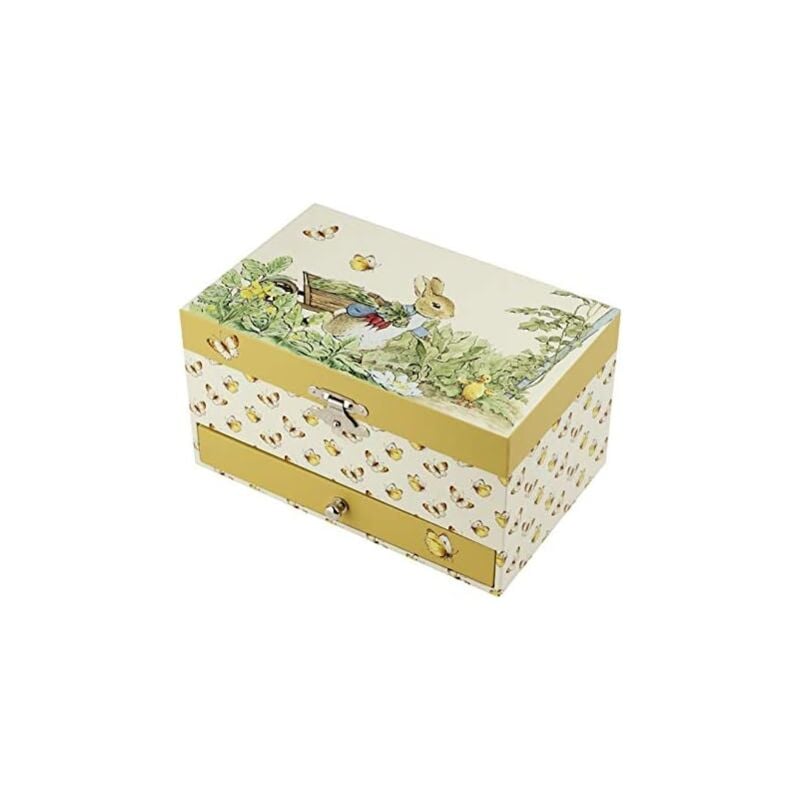 foto del prodotto pierre rabbit peter rabbit. scatola de tesori e gioielli musicali ideale come regalo per i bambini musica in primavera de vivaldi verde