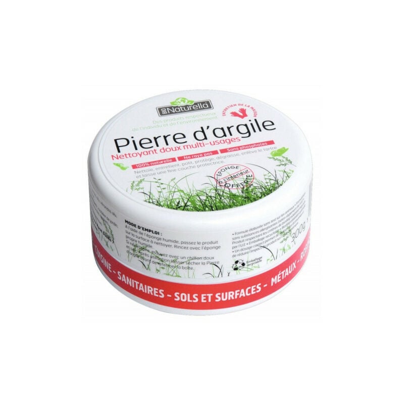 foto del prodotto pietra d argilla bio naturella con spugna 300g