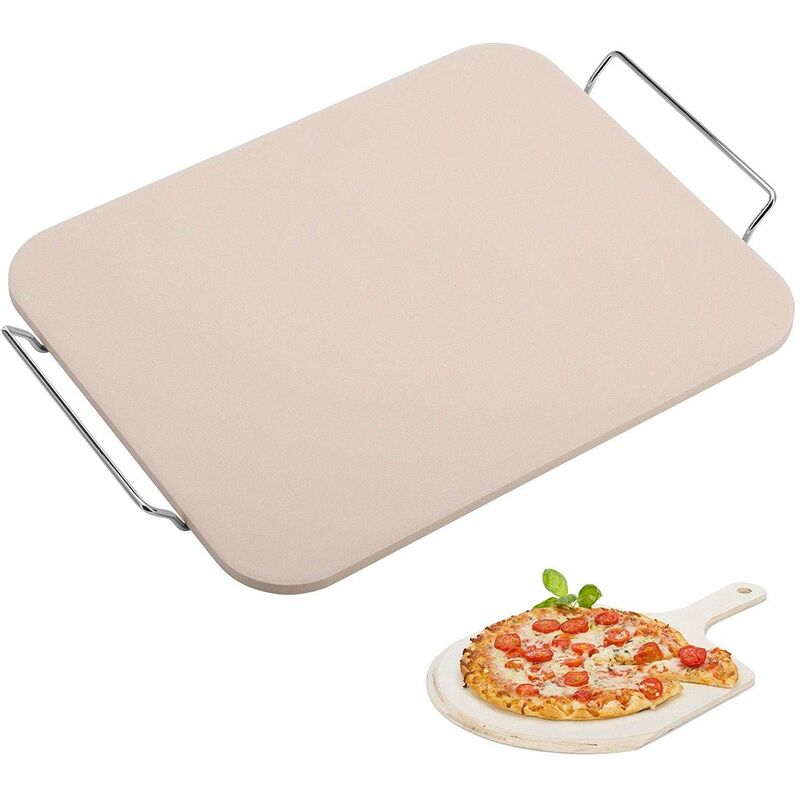 foto del prodotto pietra in ceramica per pizza rettangolare 38x30 cm westmark