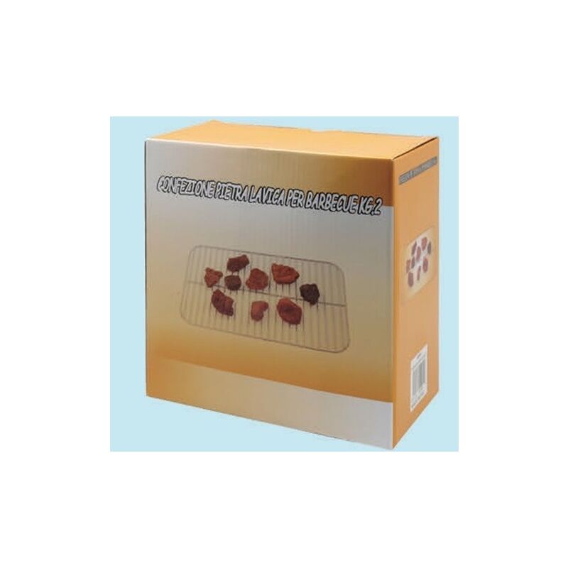 foto del prodotto pietra lavica kg 2 ricambio x barbecue gas roccia campeggio giardino 21892 