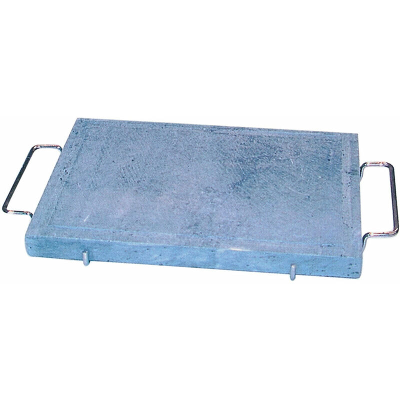 foto del prodotto pietra ollare 25x35x2,5 cm con telaio bauer