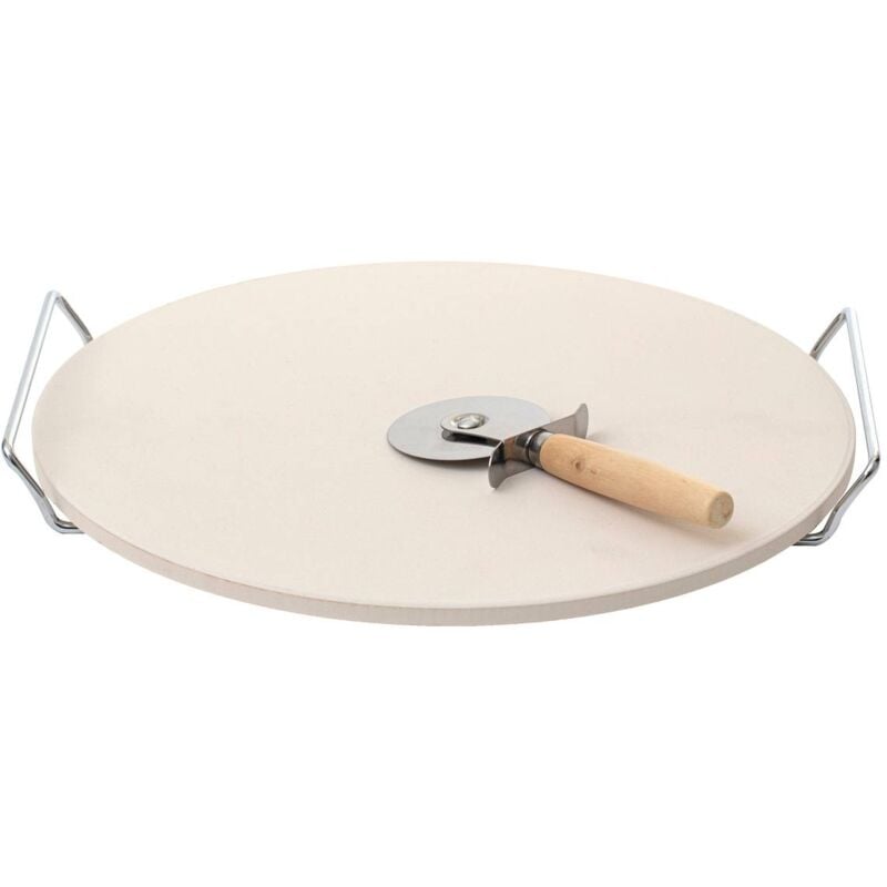 foto del prodotto pietra per pizza barbecue 33 cm ruota neka