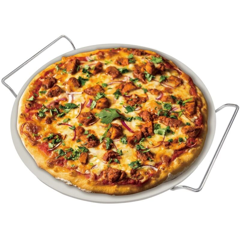 foto del prodotto pietra per pizza in cordierite 33 cm supporto klausberg kb 7788