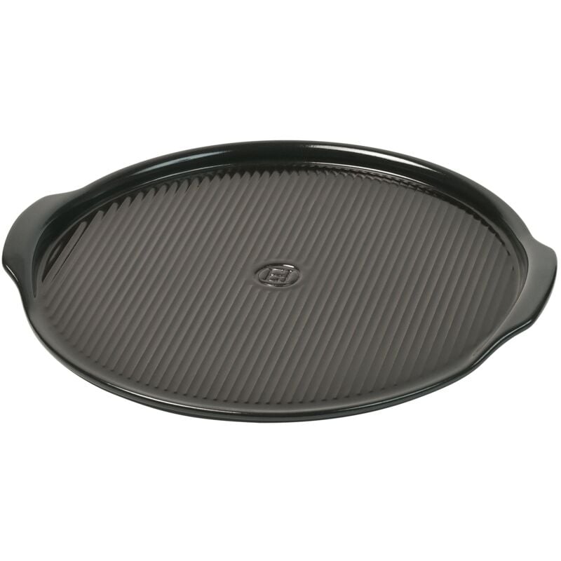 foto del prodotto pietra refrattaria per pizza, colore carbone, 37 x 37 x 7 cm emile henry