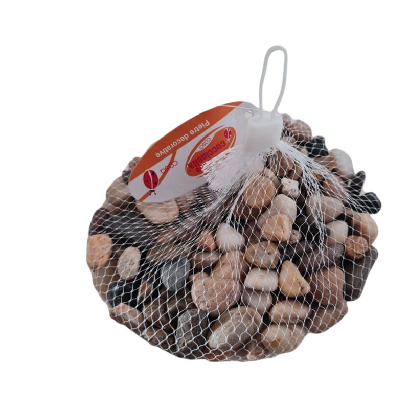 foto del prodotto pietre decorative miste per presepe e villaggi natalizi da 500 g
