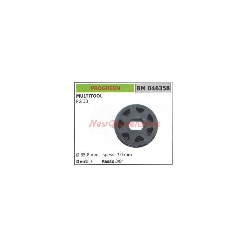 foto del prodotto pignone catena progreen per multitool pg 33 046358