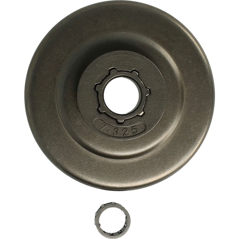 foto del prodotto pignone per catena compatibile con stihl 017, 018, 021, 023 motosega incl. cuscinetto ad aghi 6,9 cm diametro, 2,9 cm spessore, 120 g grigio vhbw