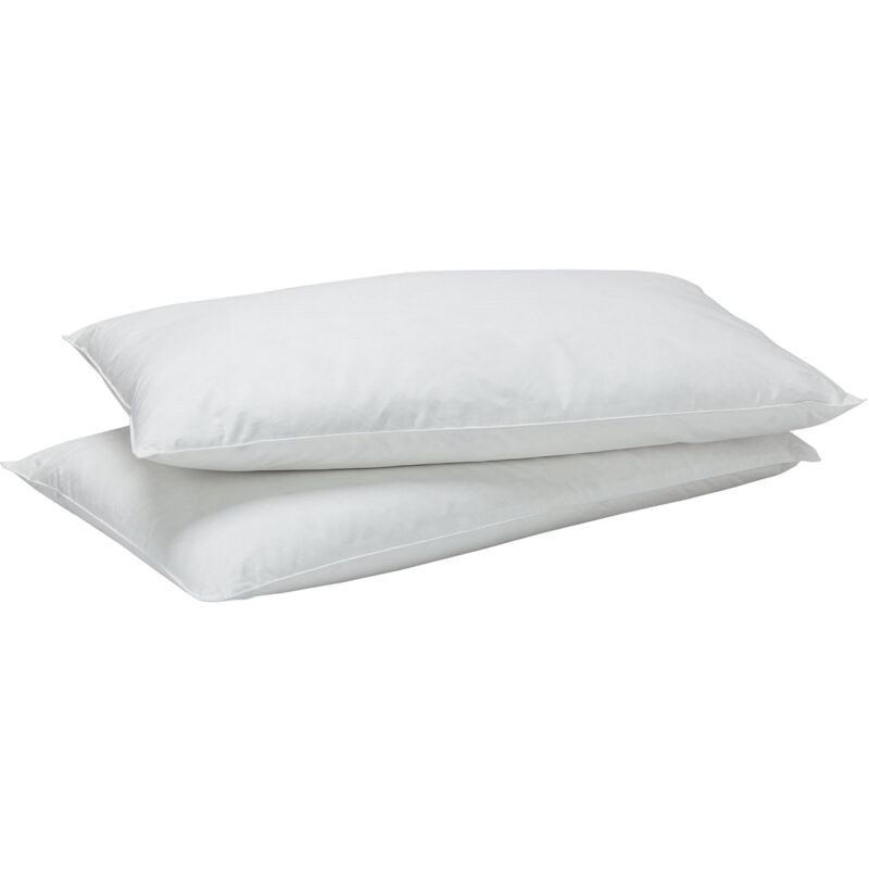 foto del prodotto pikolin home cuscino in piumino 30 con doppia fodera in cotone durezza bassa, ideale per dormire a pancia in gi 