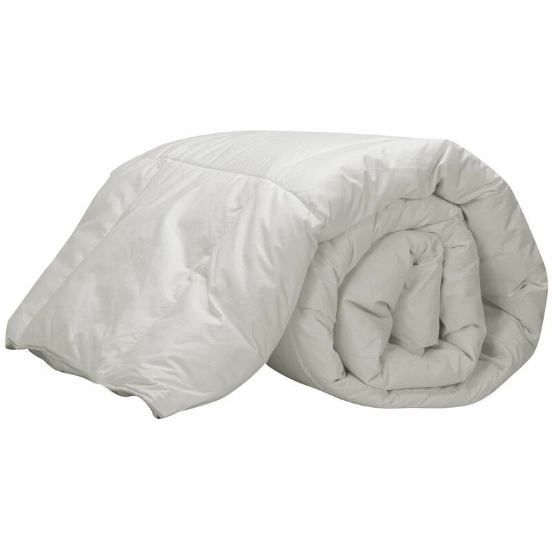 foto del prodotto pikolin home piumino trapunta in piumino d oca 92 , fodera 100 percalle di cotone, 250 gr m , 250 x 220 cm, letto da 160