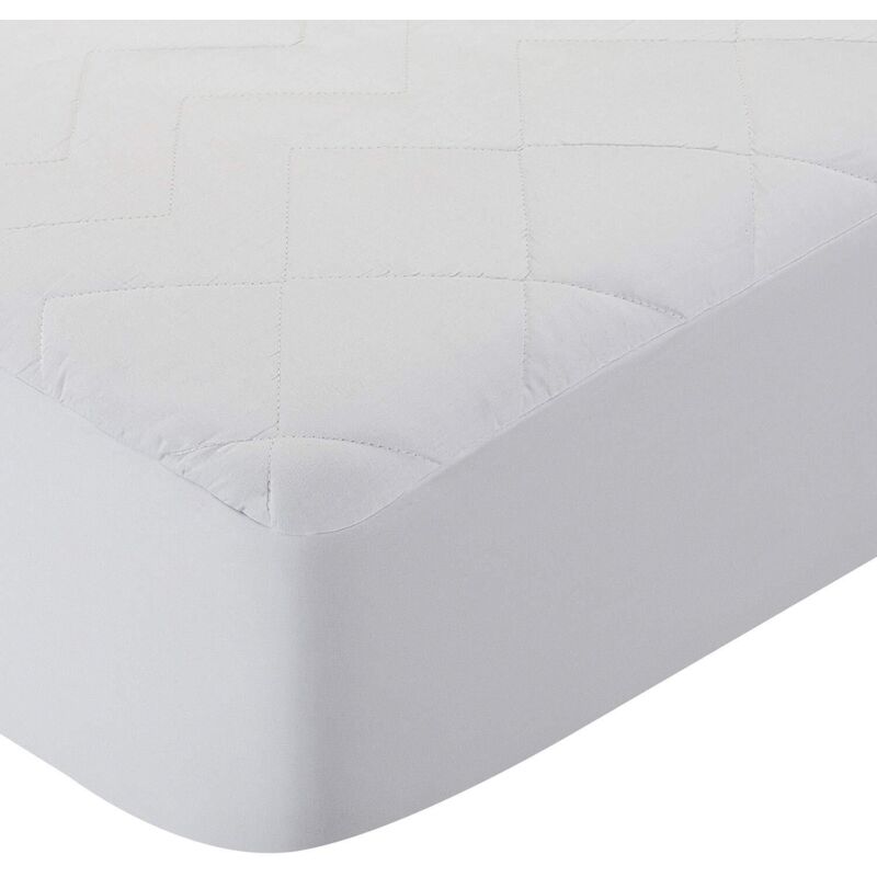 foto del prodotto pikolin home proteggi coprimaterasso imbottito con trattamento anallergico, con membrana impermeabile e traspirante in tessuto 100 cotone