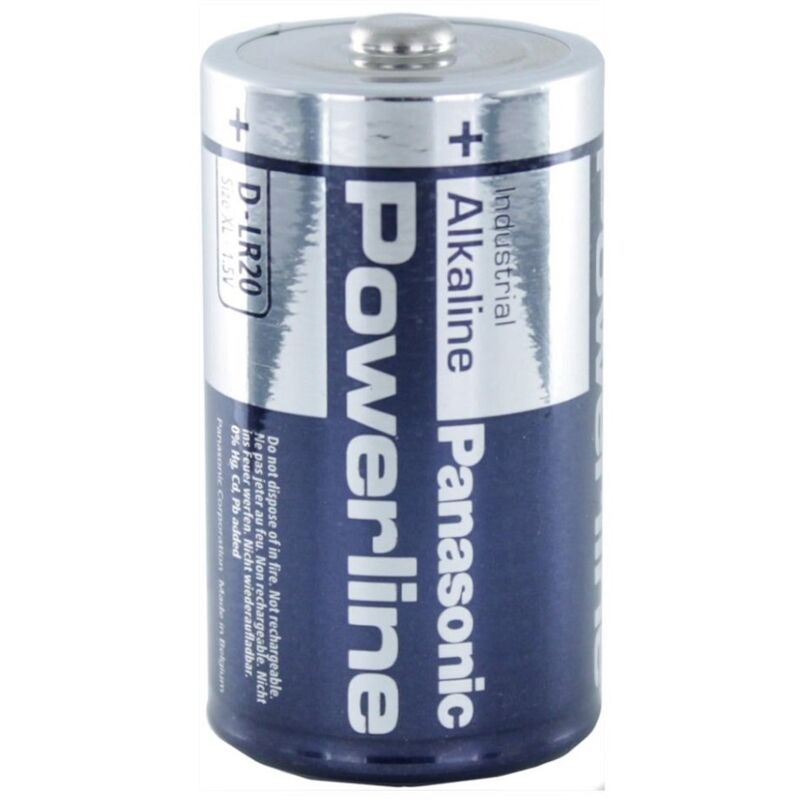 foto del prodotto pila alcalina 1,5v panasonic powerline mezza torcia, c, lr14, mn1400