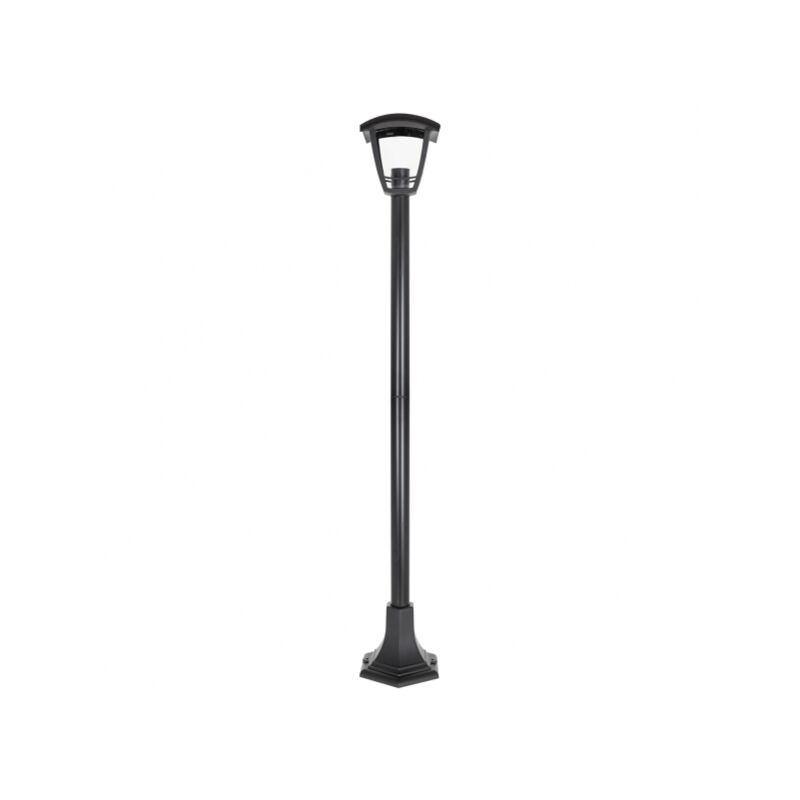 foto del prodotto pilar zoio 1xe27 nero regx17x17cm c/altezza regolabile ip44