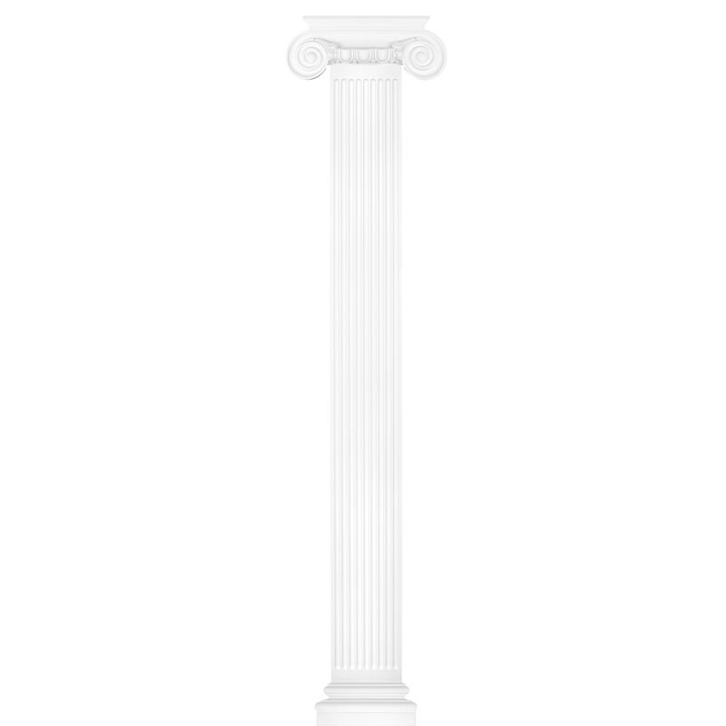 foto del prodotto pilastro 250x30mm decorazione a stucco in rilievo su muro pu perfetto d1518 set completo