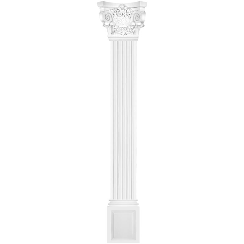 foto del prodotto pilastro 320x30mm decorazione a stucco in rilievo muro in pu perfetto d1524 base