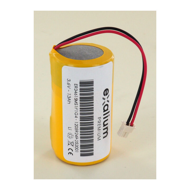 foto del prodotto pile 3.6v 13ah litio per sirena avidsen blyssbox, thombox