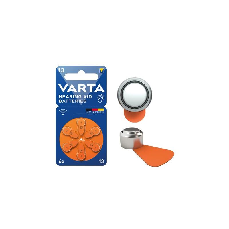 foto del prodotto pile acustiche varta 13 bl.6 pz.