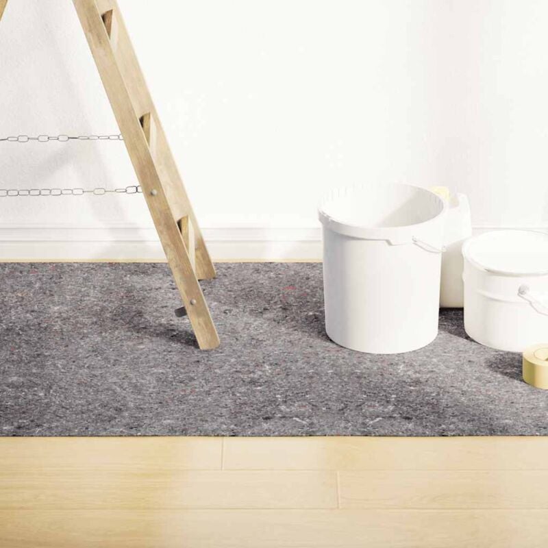 foto del prodotto pile antiscivolo da pittore 2 pz 25 m 280 g m grigio vidaxl