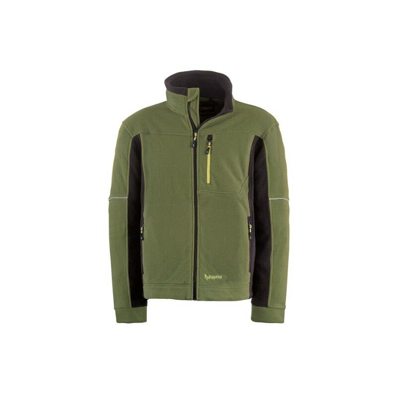 foto del prodotto pile maglia felpa giacca outdoor lavoro olive green verde tg. m l xl xxl kapriol, l 