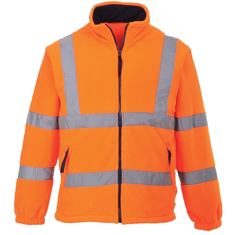 foto del prodotto pile mesh alta visibilita con fodera in rete arancione arancio 2xl