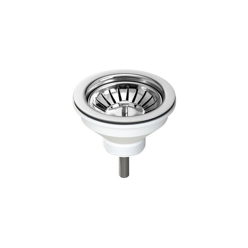 foto del prodotto piletta 114 mm tappo cestello per lavelli marmo e pietra 11 2 dh