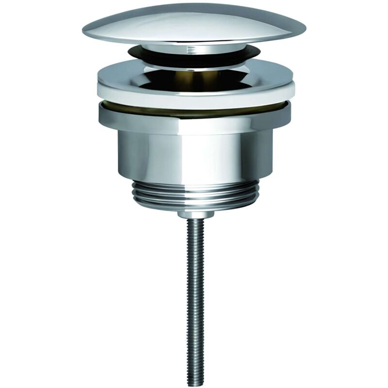 foto del prodotto piletta a scatto click clack per ceramica e vetro 1 1 4 ottone cromato