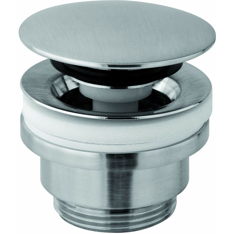 foto del prodotto piletta clic clac 1 1 4 g in acciaio inox paffoni zsca069ac acciaio