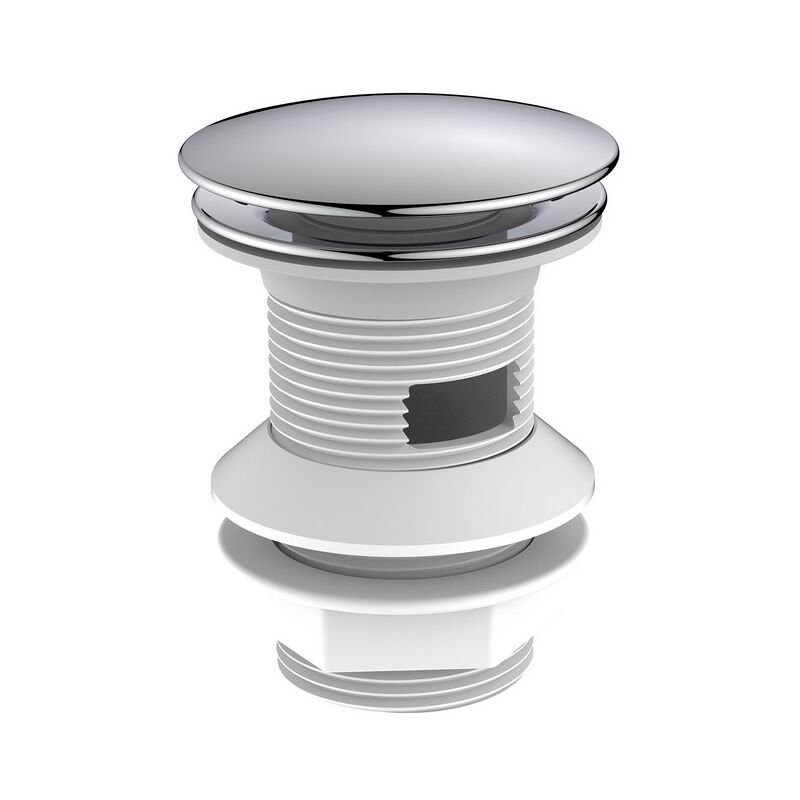 foto del prodotto piletta click clack da 1''1 4 cromata con troppo pieno