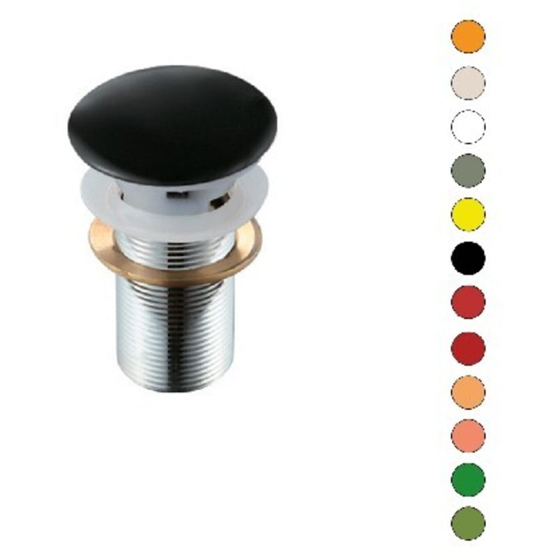 foto del prodotto piletta click-clack lavabo fancy con troppo pieno verde mela