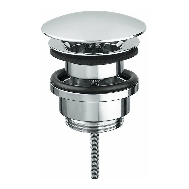 foto del prodotto piletta cromata per lavabo 1 1 4 universale idral 0424 1 cromato ottone