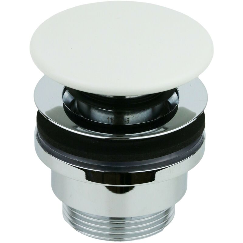 foto del prodotto piletta di scarico 1 1 4 globo fi012 bianco opaco globo bo