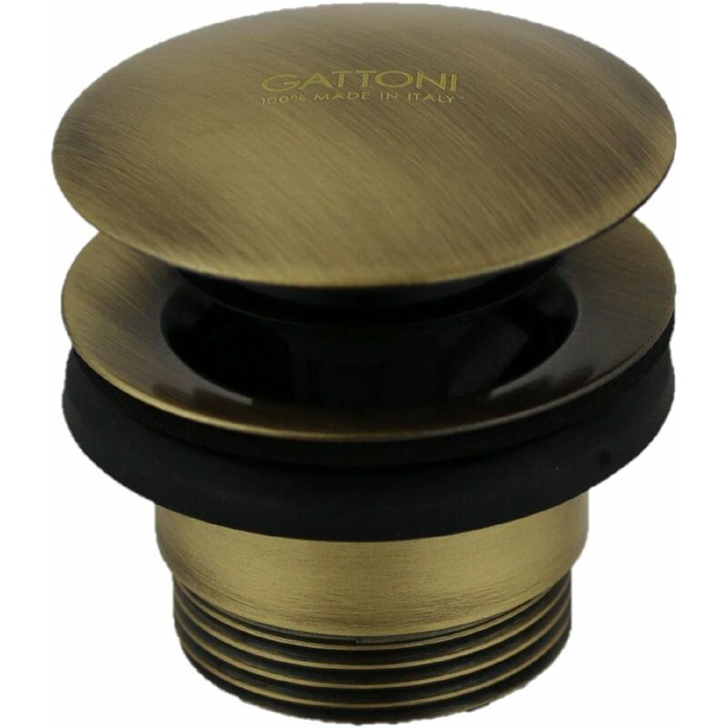 foto del prodotto piletta di scarico clic clac colore bronzo gattoni 1510 00v0 bronzo