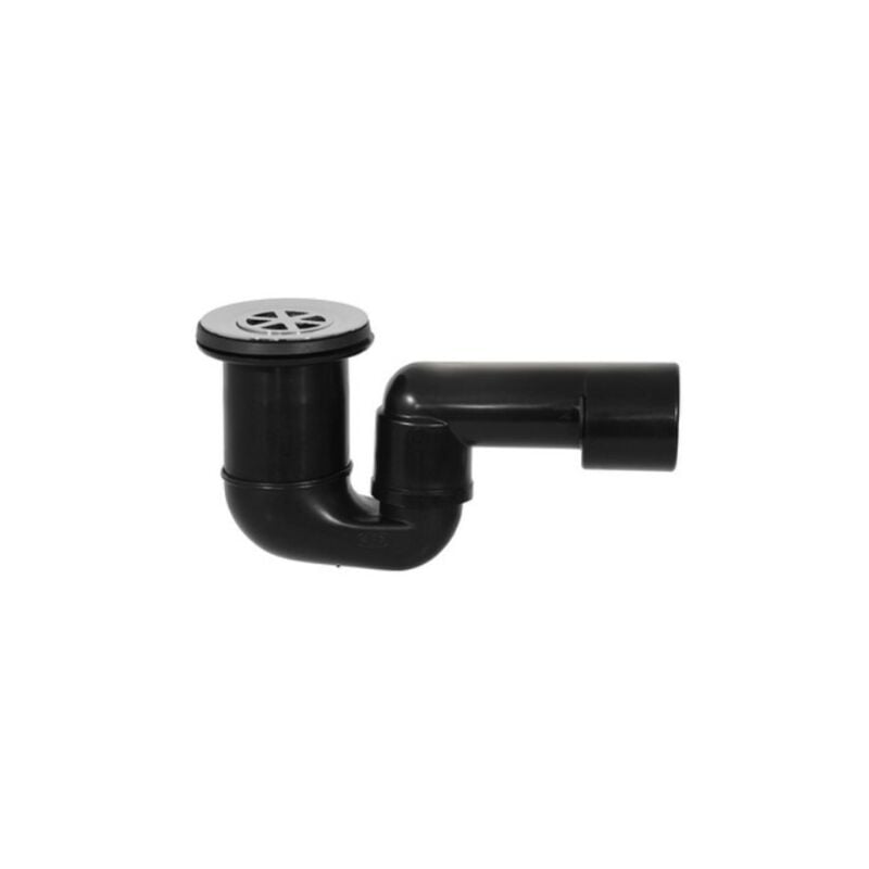 foto del prodotto piletta doccia con sifone snodato pehd griglia ottone d. 80 ghidini